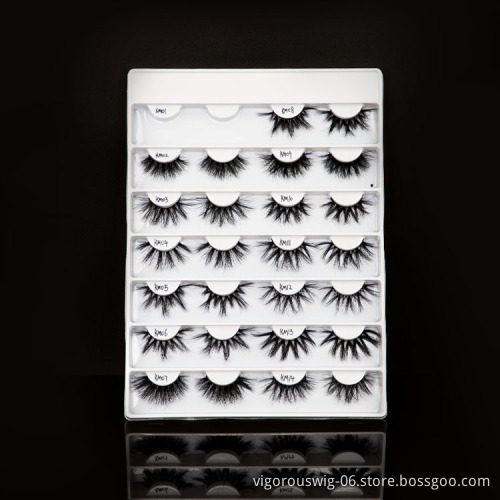 OEM & ODM Private Label Material Hand-made 25 mm 3D Mink Eye Lashes Available Free Sample 100% Natural Eyelashes